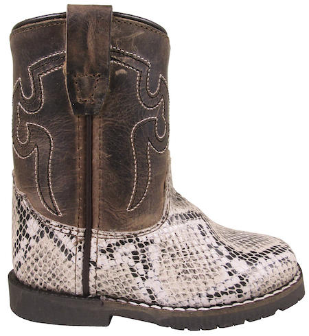 SMOKY MOUNTAIN BOOTS AUTRY Western Boots -3124T - Snakeskin - Toddler