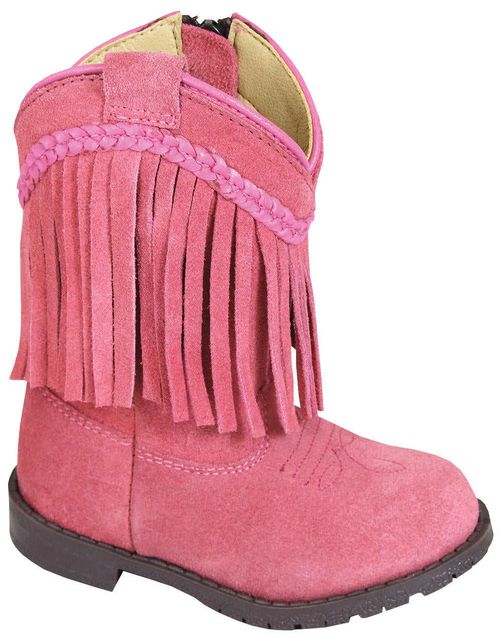 SMOKY MOUNTAIN BOOTS Hopalong Western Boots -3574 - Pink Fringe - Toddler