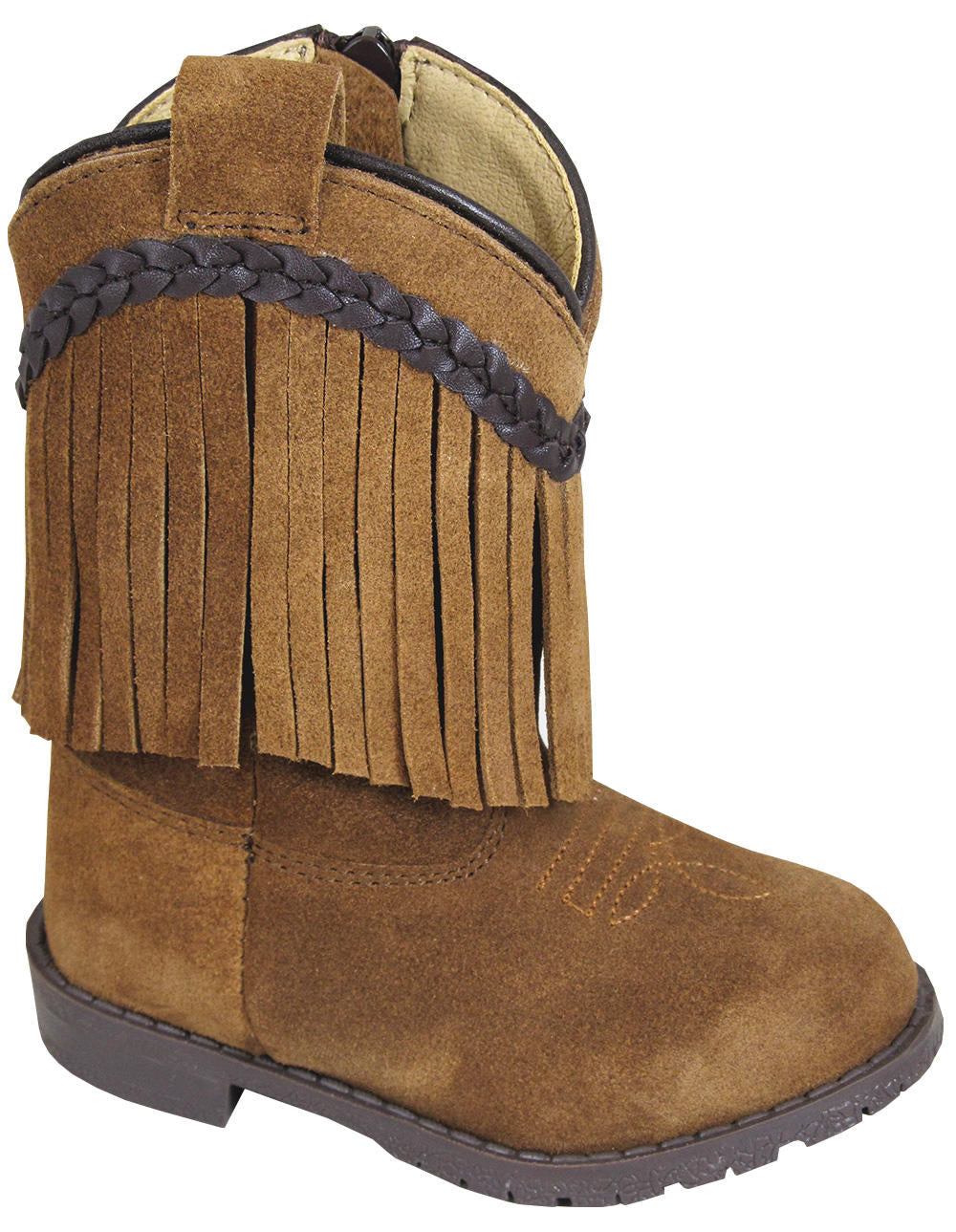 SMOKY MOUNTAIN BOOTS Hopalong Western Boots -3575T - Brown Fringe - Toddler