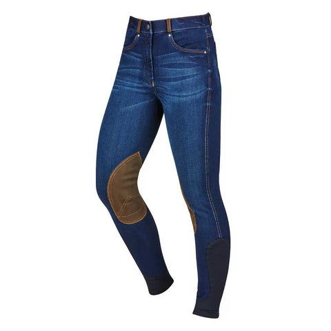 Dublin Shona Knee Patch Denim Breeches