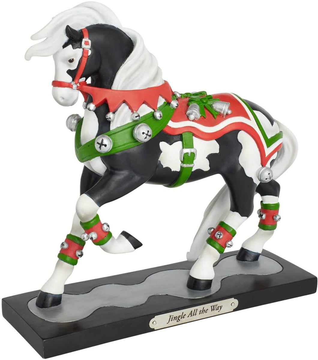 Painted Ponies Jingle All the Way Christmas Horse Figurine