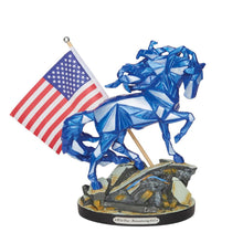 Load image into Gallery viewer, Painted Ponies Wild Blue Remembering 9/11 Horse Figurine
