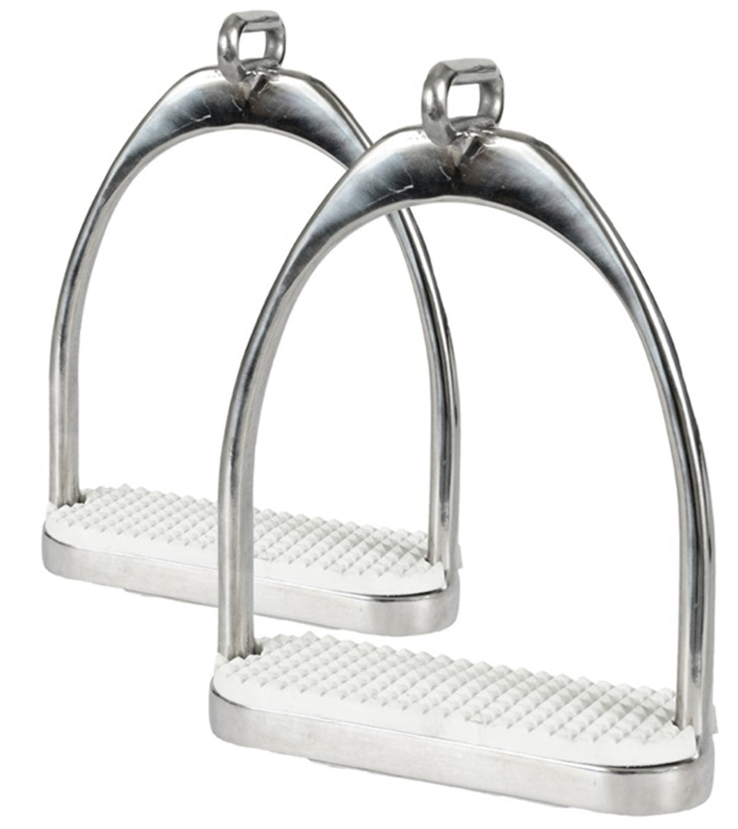 Offset Eye Stirrups - English Stirrup Irons