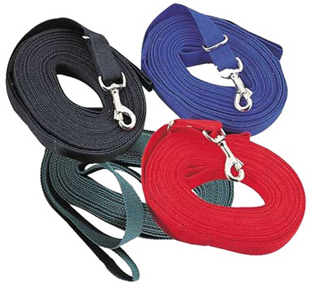 KINCADE COTTON WEB LUNGE LINE - LUNGE REIN