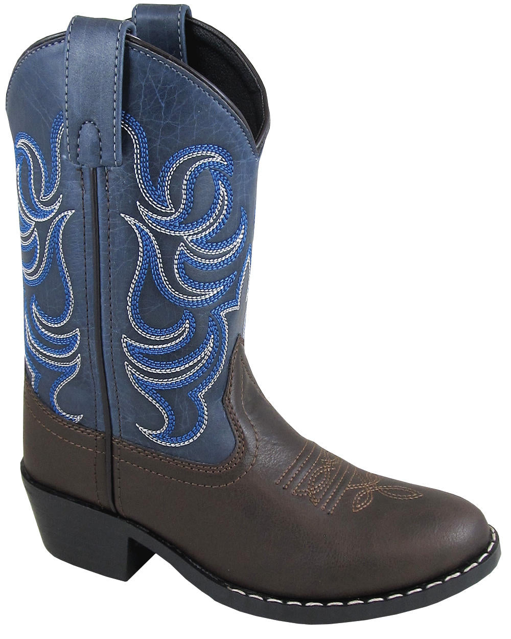 SMOKY MOUNTAIN BOOTS Monterey Western Boots -1759 - Brown/Navy - Youth