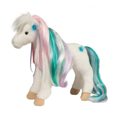 Douglas Rainbow Princess Horse Plush