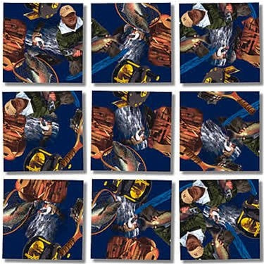 Fly Fishing Scramble Squares